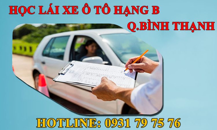 học lái xe ô tô hạng b tại bình thạnh