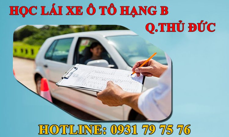 học lái xe ô tô hạng B tại thủ đức