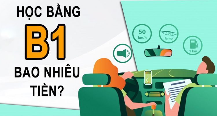 học bằng lái xe b1 bao nhiêu tiền